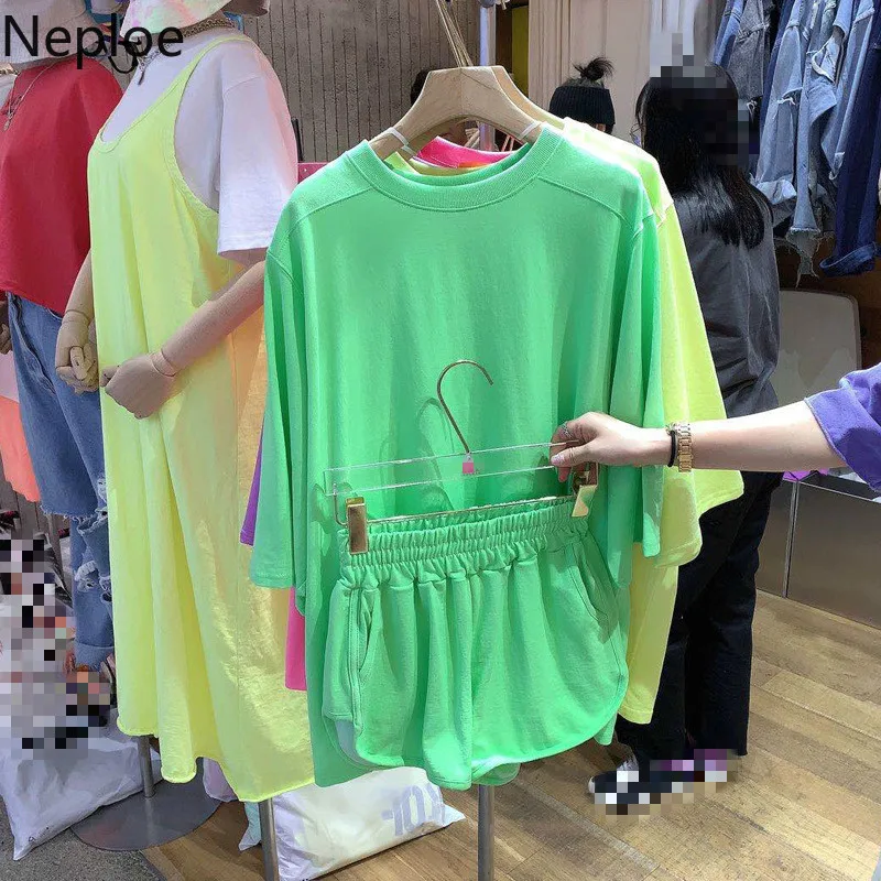 Женский костюм Nepleo из двух предметов юбка с круглым вырезом и эластичные Широкие