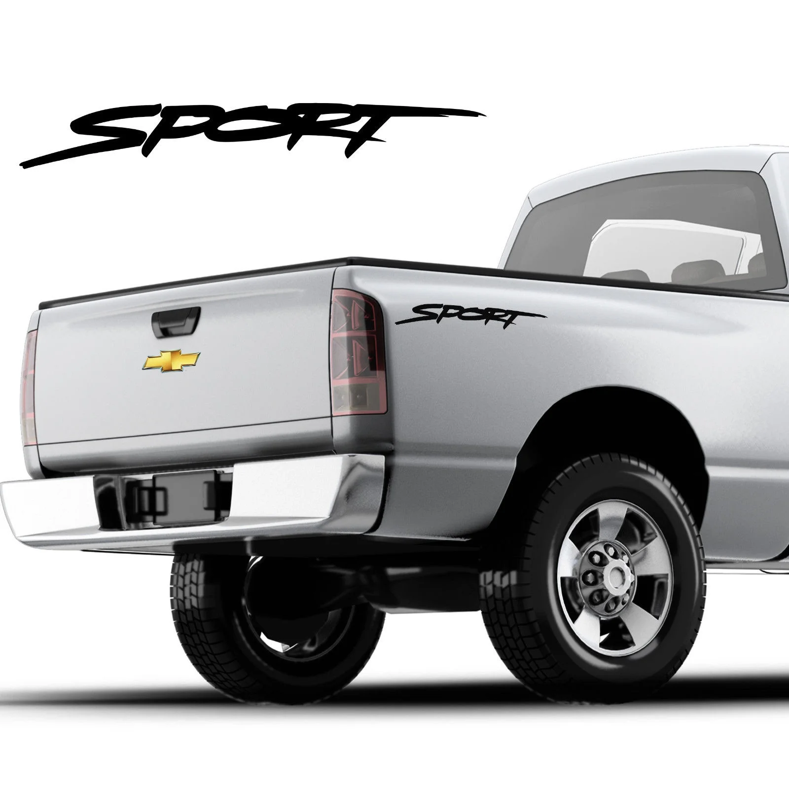 Для (2 шт.) Sport Dodge Dakota Ram 1500 2500 3500 наклейка 4X4 для грузовика прикроватная|Наклейки на