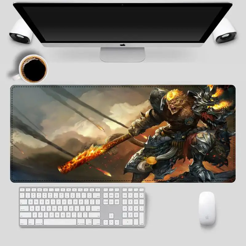 Брендовый коврик для мыши League of Legends Wukong игровой клавиатуры Настольный игровые