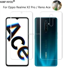 Гидрогелевая защитная пленка (не стекло) для Oppo Realme X2 Pro  Reno Ace, прозрачная, ТПУматовая, с защитой от отпечатков пальцев