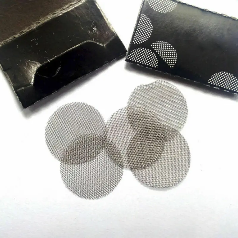 100Pcs Multifunctional Hookah Water Pipe Stainless Steel Tobacco Smoking Accessorie Metal Filters Smoke Screen Gauze |
