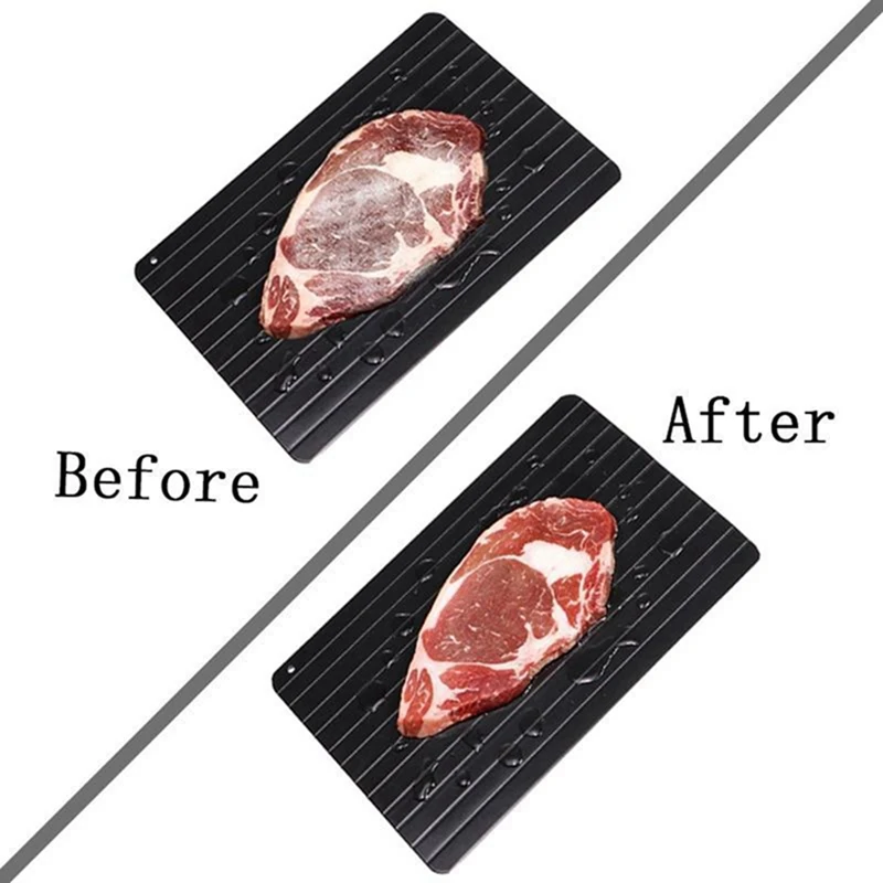 

1 Pcs Fast Defrosting Tray Thaw Frozen Food Meat Fruit Quick Defrosting Plate Board Defrost Kitchen Gadget Tool