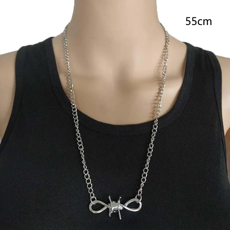 Новинка 2019 мужское и женское ожерелье ручной работы с шипами металлический