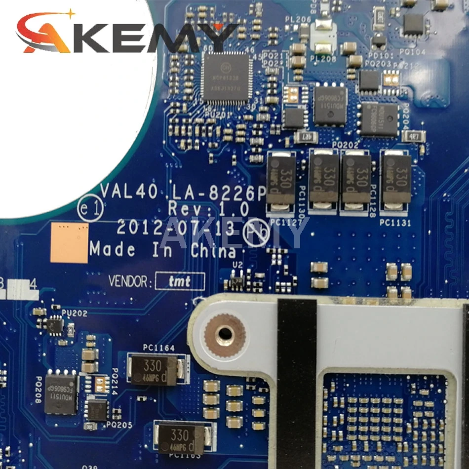 

Akemy K45A VAL40 LA-8226P With I3 CPU mainboard For ASUS A85V A45V K45V K45VM K45VD Laptop motherboard 100%Tested