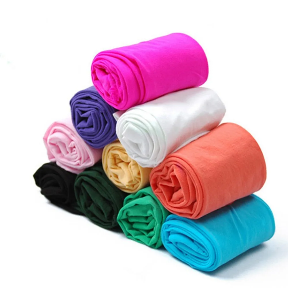 7 цветов однотонные классические обтягивающие От 5 до 10 лет для маленьких девочек