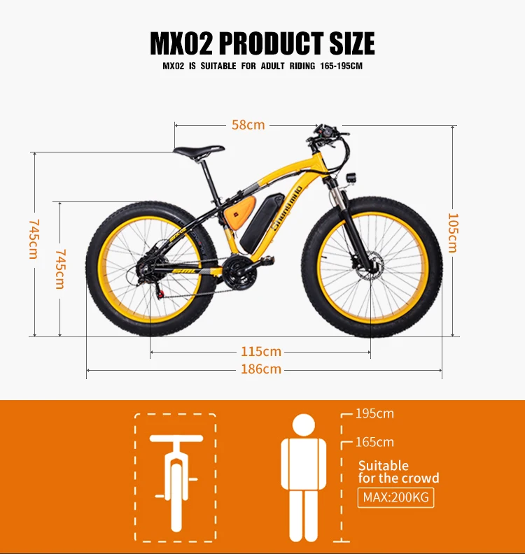 26 дюймов fat ebike 48V500w bafang мотор электрический горный велосипед электрический Снежный велосипед 17ah литиевая батарея Максимальная скорость 40 км/ч emtb