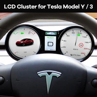 car lcd cluster instrument multimedia dashboard modification for tesla model y model 3mulitmedia panel