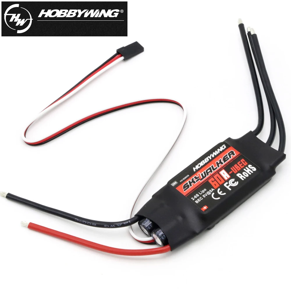 контроллер скорости hobbywing skywalker 20a30a40a50a60a