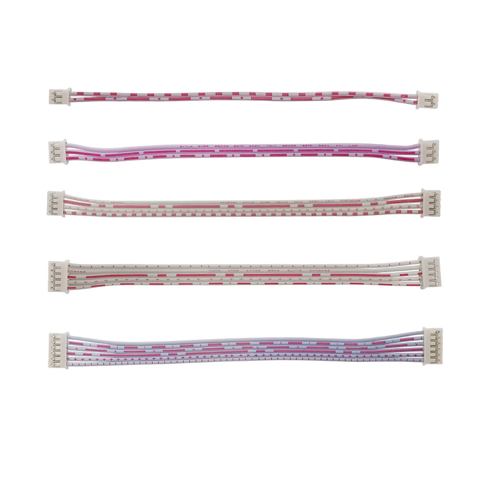 

10Pcs JST PH 2.0mm Pitch 2.0 Plug Cable Connector JST 2.0 Double Head Wire Connectors 20CM 2P 3P 4P 5P 6Pin