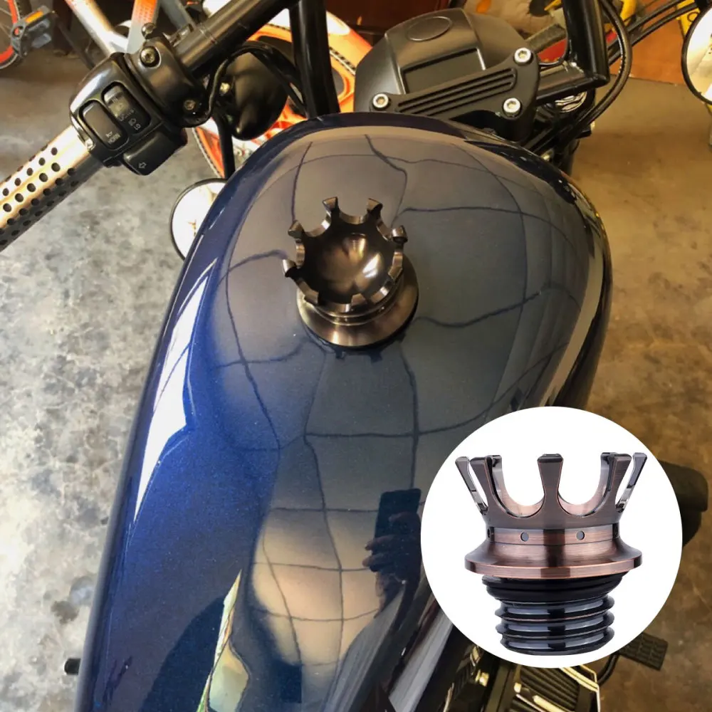 Поворотный газовый топливный бак крышка корона масляный совместима для Harley XL 883