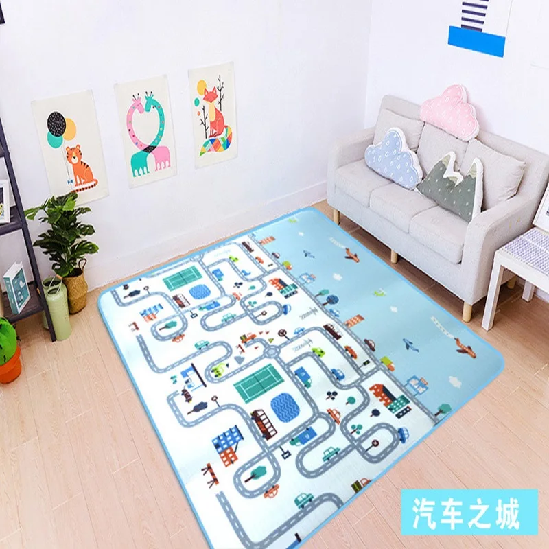 Детский игровой коврик для ползания детский развивающий пенопластовый