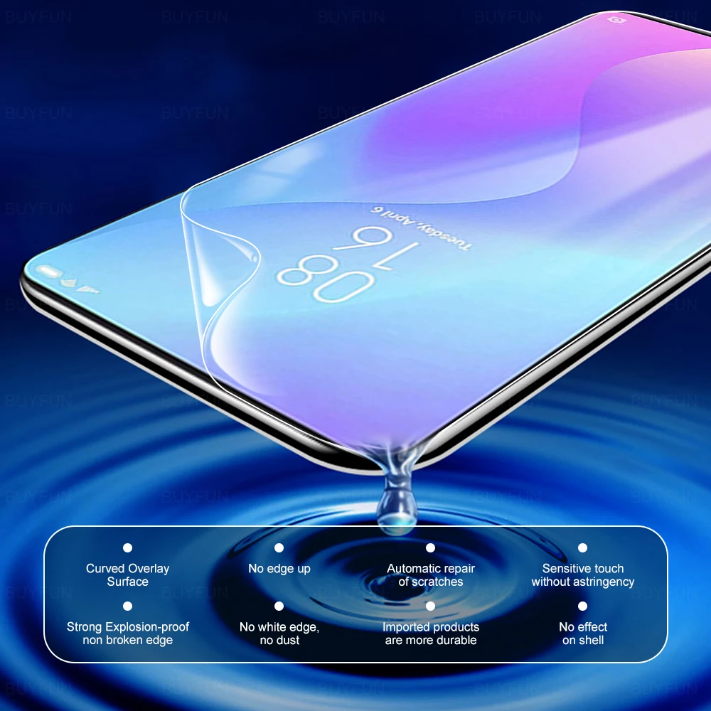 3 pcs full glue hydrogel film protective for xiaomi mi 9t pro screen back protector on mi9 t 9 t mi9t mi9tpro 9tpro not glass free global shipping