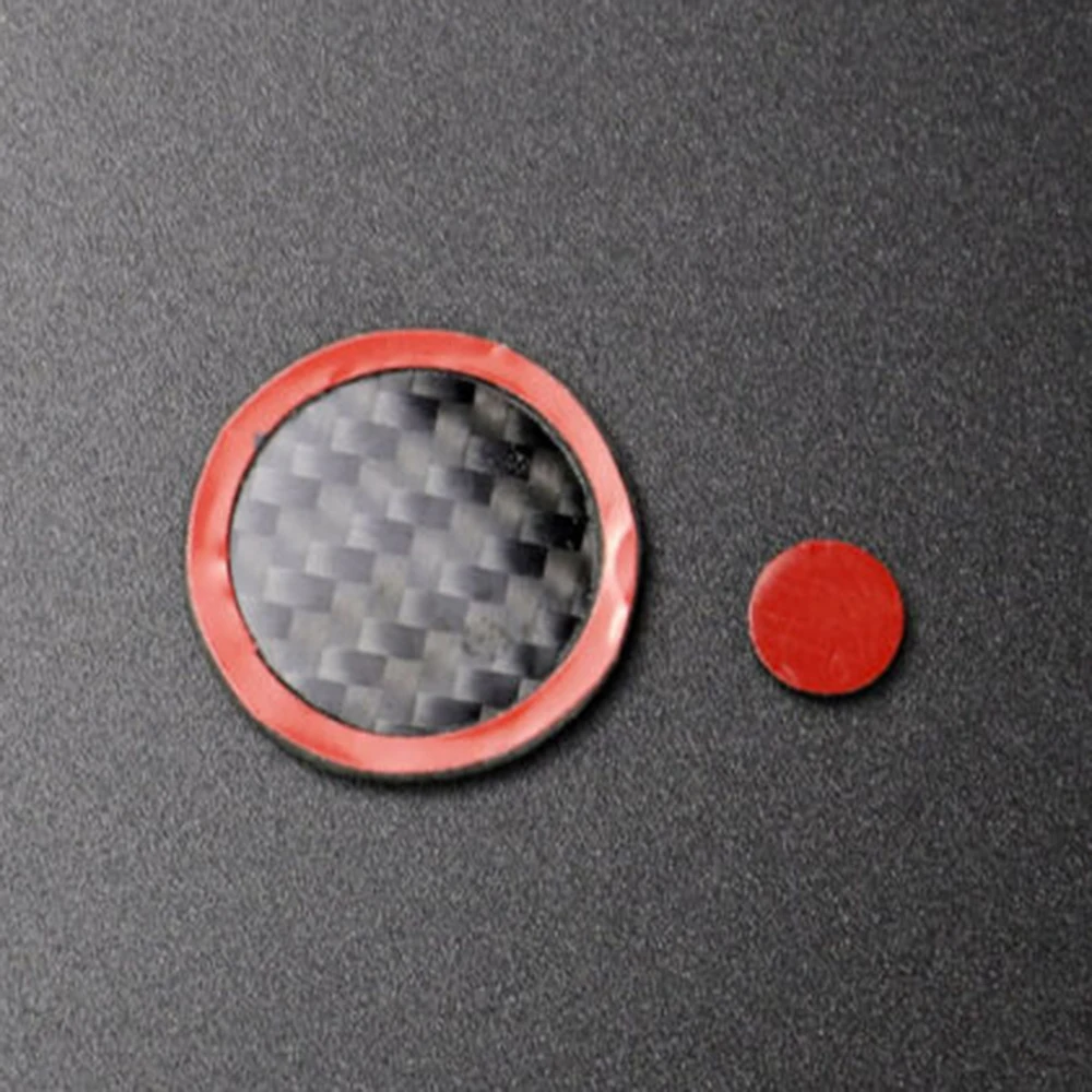 

Car Knob cover Accessories Carbon Fiber Volume Button 2pcs set High quality