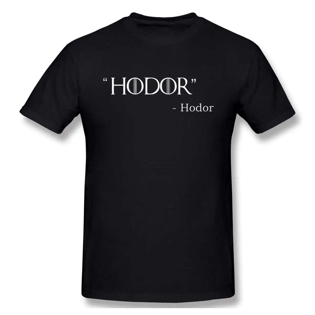 FGHFG Мужская футболка Hodor Hold The Door Fit Черная унисекс wo футболка|Мужские футболки| |