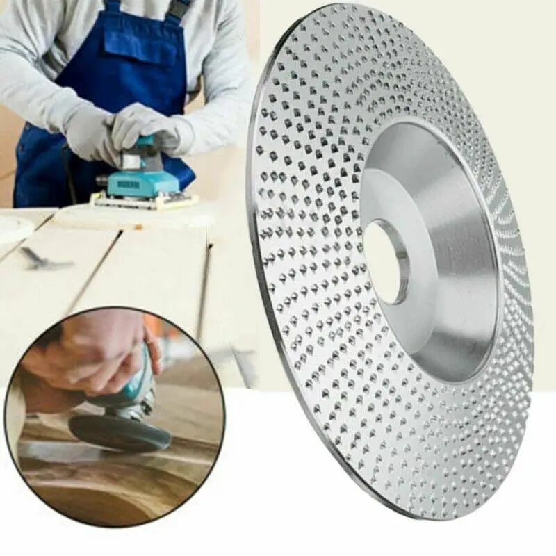 

Quality Wood Grinding Wheel Rotary Disc Sanding Wood Carving Tool Abrasive Disc Tools For Angle Grinder 4inch Bore Diameter 16mm