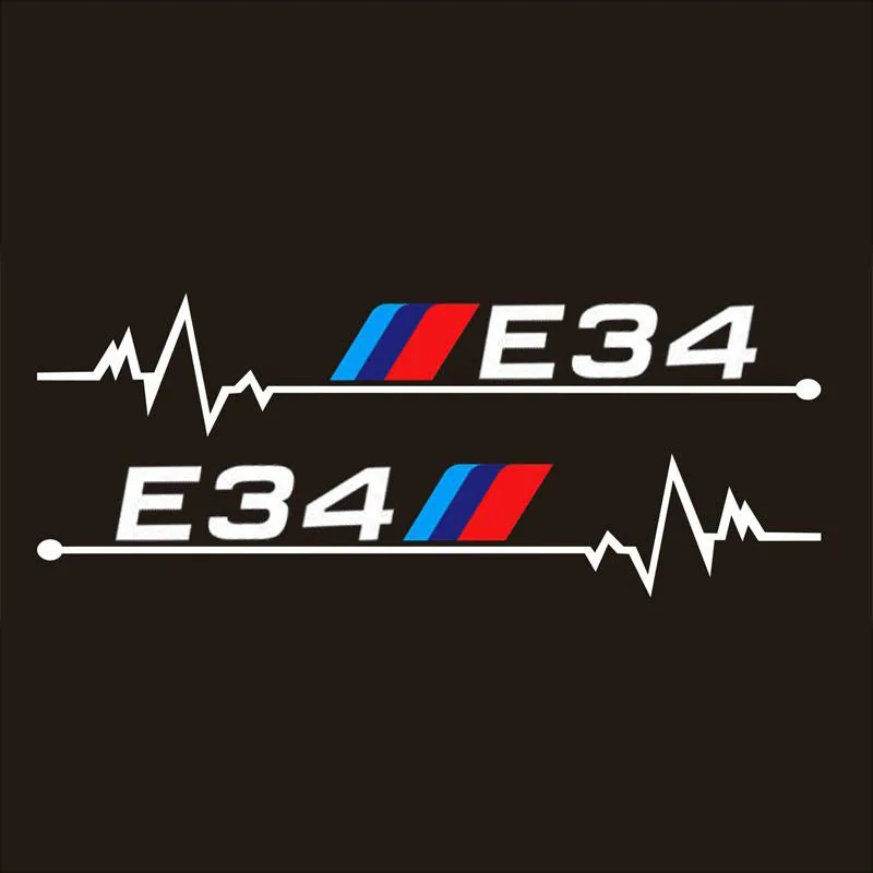 

Car Rearview Mirror Vinyl Waterproof Decal & for BMW E30 E34 E46 E45 E60 E87 2Pcs