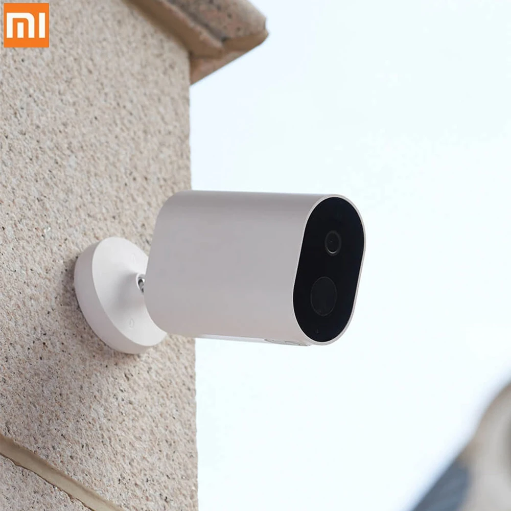 Умная камера Xiaomi Mijia шлюз с аккумулятором 1080P f2 6 AI человекоидное обнаружение IP65