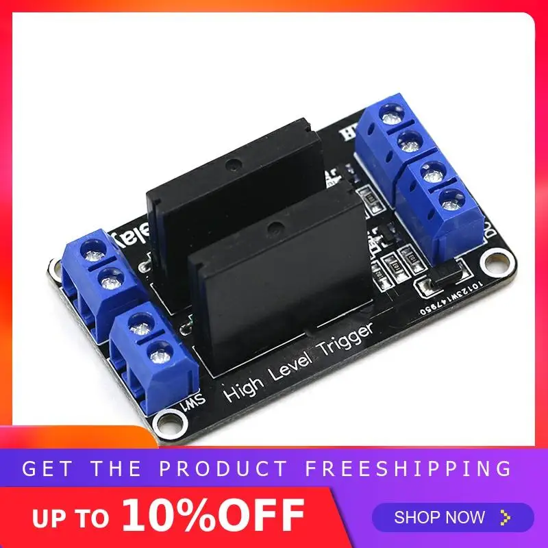 1 2 4 8 канальный 5 В DC релейный модуль твердотельный высокий уровень SSR AVR DSP G3MB-202P реле для Arduino