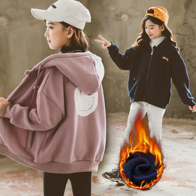 Куртка-бомбер для девочек-подростков осень-весна толстовка бейсбольная куртка