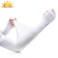 unisex summer ice cool arm sleeves silk cold sleeve uv protect arm sleeve finger sleeve hand cover cooling warmer sun block