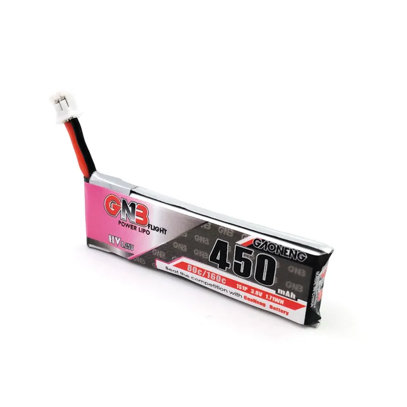 3 шт. Gaoneng 450 мАч 1S 8 в 80C 4 35 HV Lipo батарея PH2.0 разъем для M80S TINY6 Tiny7 Beta75S Emax Tinyhawk Snapper7 RC