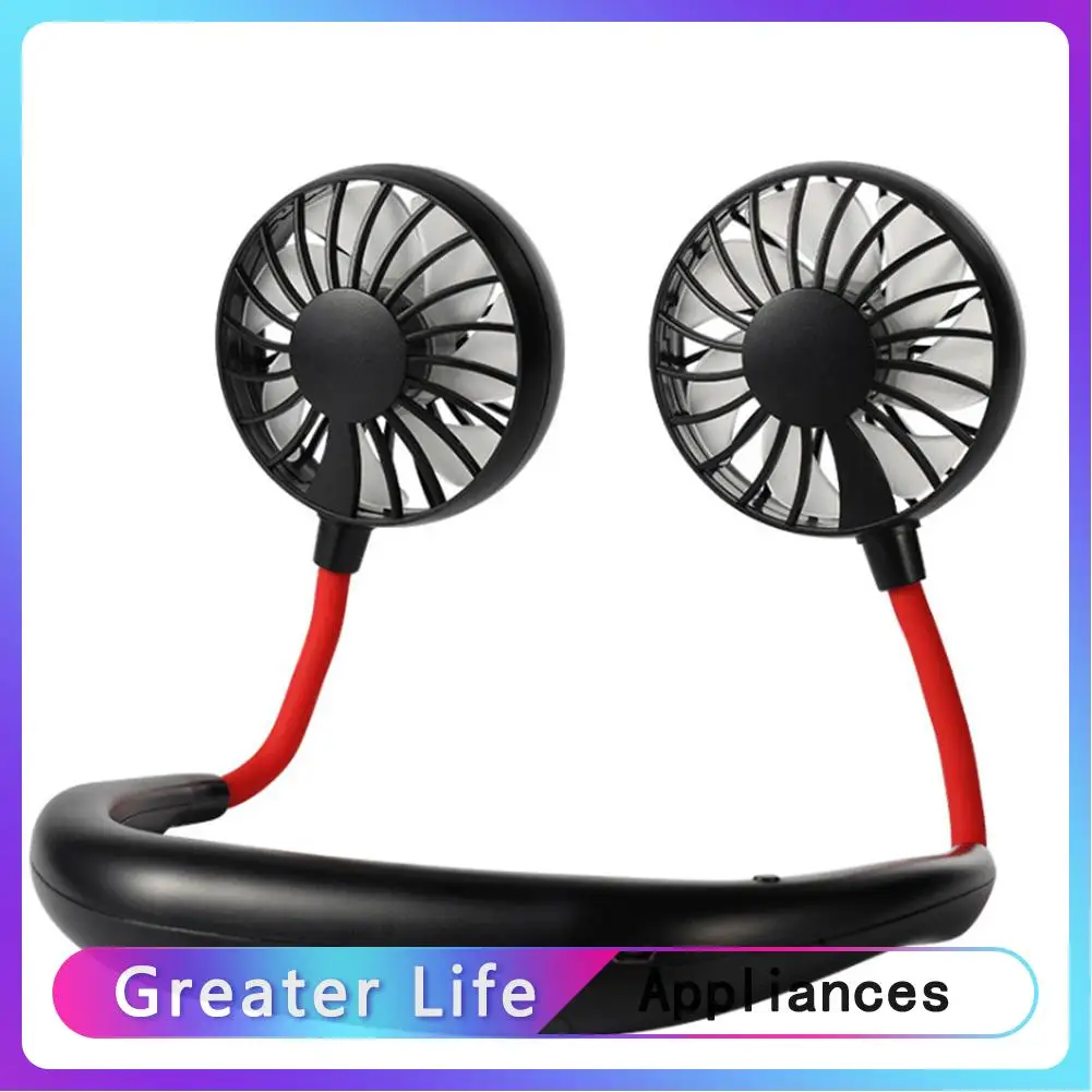 

Portable Hands-Free Mini USB Hanging Air Cooler Neck Fan Summer Sports Fan