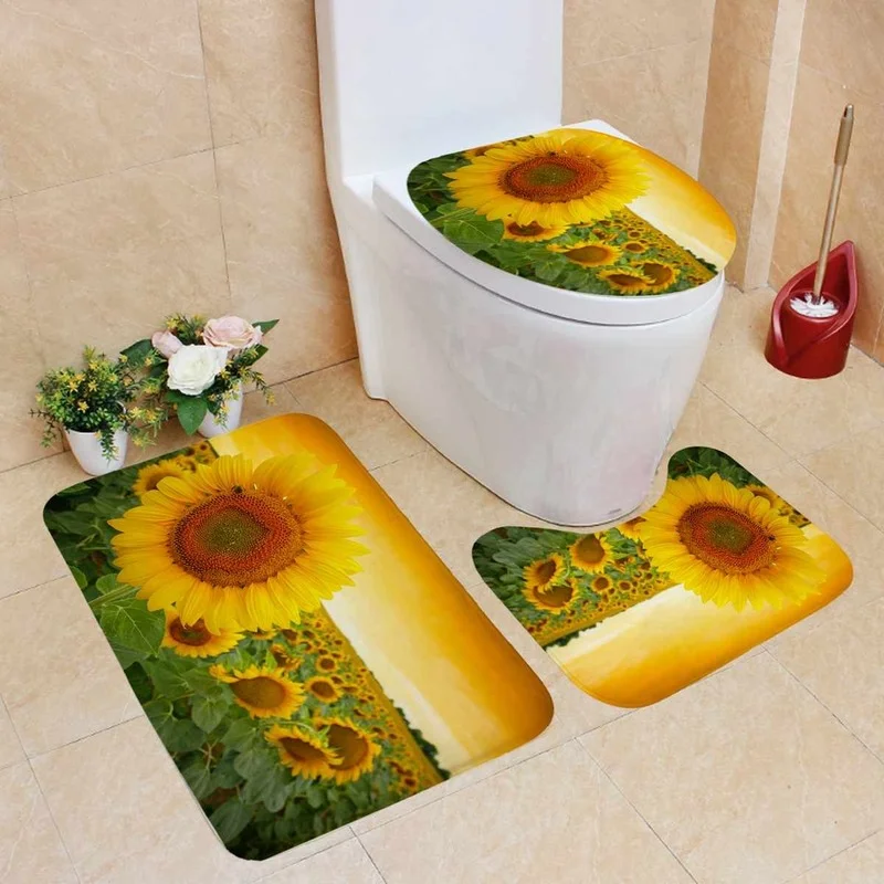 1/3/4 шт. водонепроницаемые шторы для ванной из полиэстера | Дом и сад