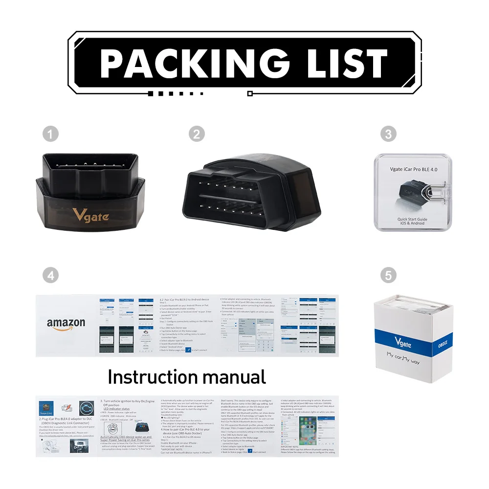 Vgate vlinker MC iCar Pro Bluetooth 4 0/WIFI OBD2 сканер для Android/IOS as icar2 ELM327 автоматический считыватель