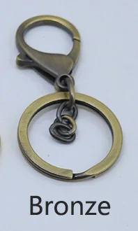 Bronze Meetee, 5 шт., металлические уплотнительные кольца, пряжки, сделай сам, карабин, карабин, брелок, пряжка, ремесло, рюкзак, сумка, запчасти, ювелирные аксессуары, BD332 - Цвет: Bronze