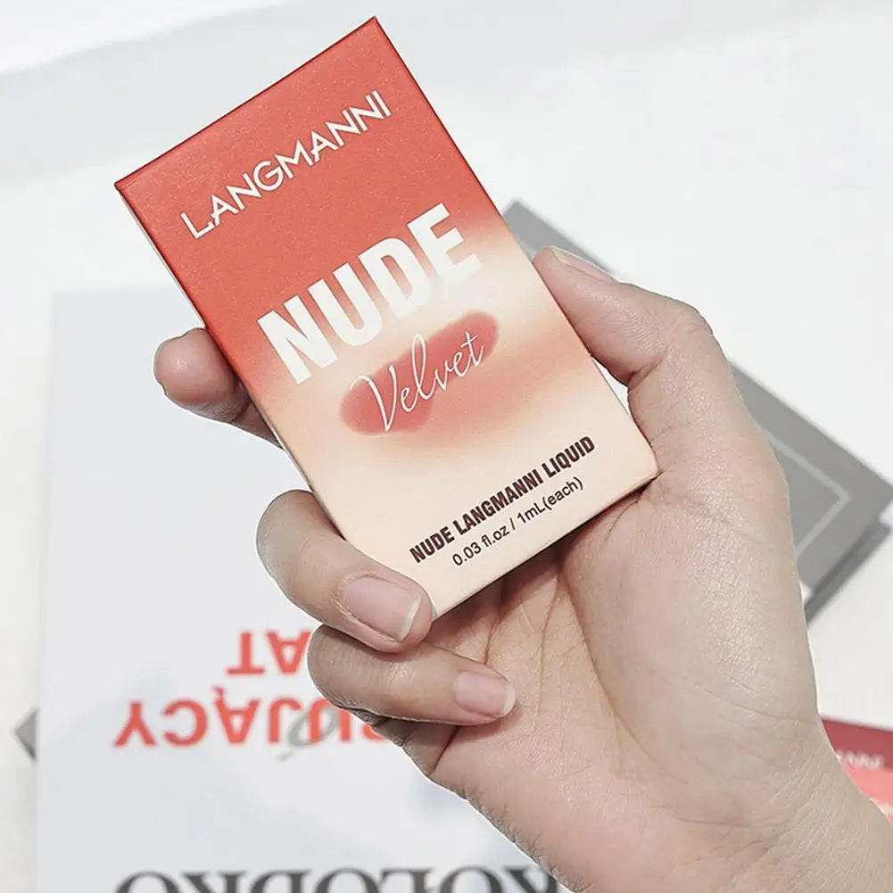 4 шт. бархатная матовая губная помада длительного действия водонепроницаемвая