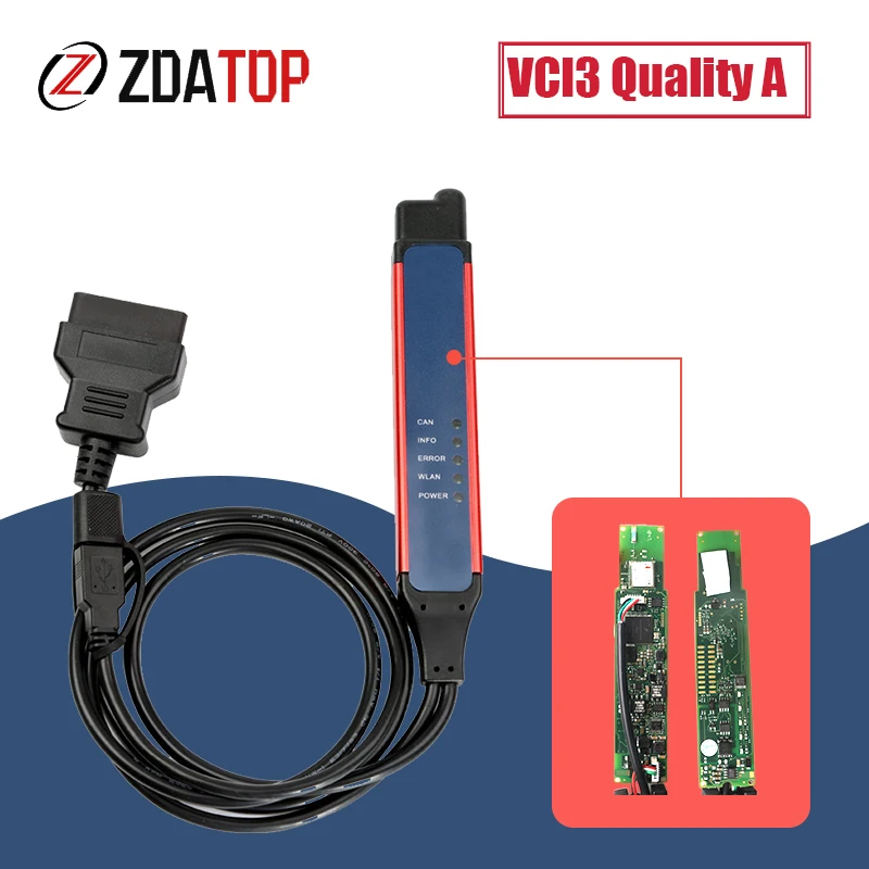 Сканер VCI3 WIFI V2.46 диагностический инструмент для грузовиков, автобусов и других тяжелых автомобилей до 2020 года