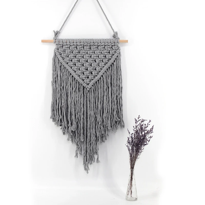 

Cotton Woven Simple Tapestry Wall Decoration Nordic Home Decoration Handmade Bohemian Weaving