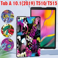 tablet case for samsung galaxy tab a 10 1 inch 2019 sm t510sm t515 durable plastic hard shell cover free stylus