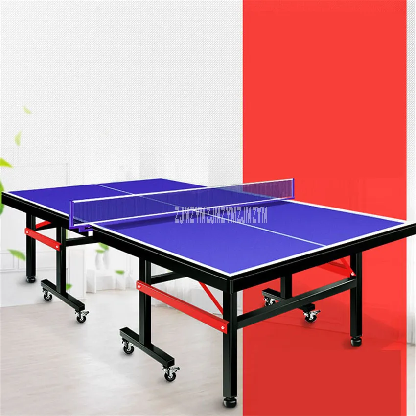 

Складной стол для настольного тенниса, 2,74x1,525 м, высокая плотность, волокнистая плита, вес нагрузки 300 кг, для пинг-понга, комнатное спортивно...