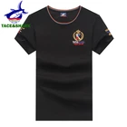 Мужская хлопковая футболка TACE  SHARK, летняя футболка с вышивкой в стиле милитари, 2020, одежда для футболок