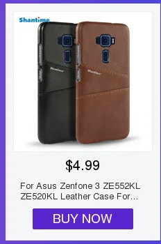 Кожаный чехол для телефона для Asus Zenfone 3 ZE520KL флип чехол для Asus Zenfone 3 ZE552KL ZS550KL чехол с окошком силиконовый чехол