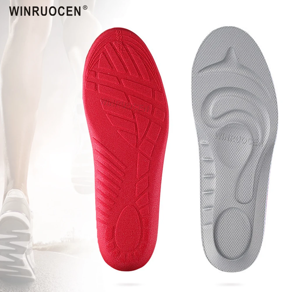 

1Pair Memory Foam sports Insoles For Shoes Deodorant Breathable elastic Cushion Running Insoles For Man Women Inserts Insoles