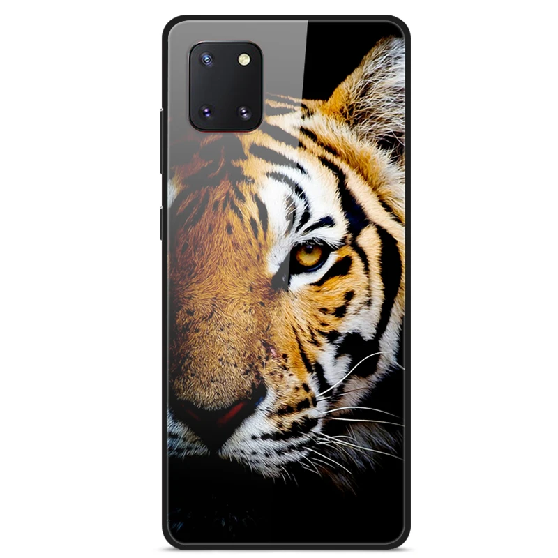For Coque Samsung Note 10 Lite Case Tempered Glass Planet Space Cover for Samsung Galaxy Note10 Lite Case S10 Lite Glass Case
