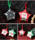 5 шт., декоративные коробки для конфет на Рождество