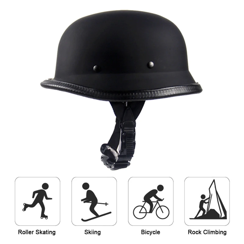 Летний мотоциклетный винтажный полушлем шлем для взрослых байкеров круизеров