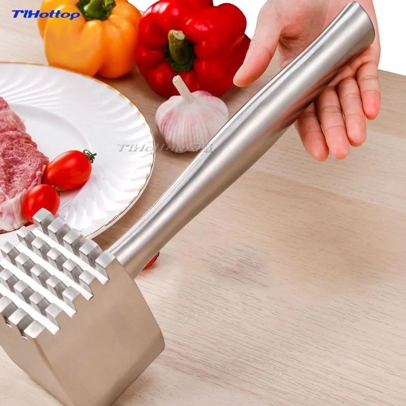 304 молоток из нержавеющей стали для мяса Tenderizer Стейк говядина свинина курятина