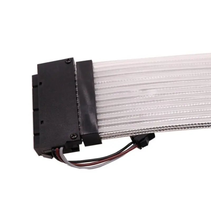 

Extension Cable RGB GPU 24Pin Triple Streamer PCI-E Dual Rainbow Cord Case Decor