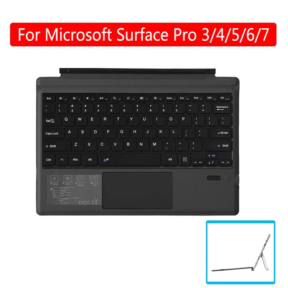Беспроводная клавиатура для планшета Microsoft Surface Pro 3/4/5/6/7 Bluetooth 3 0 игровая ПК