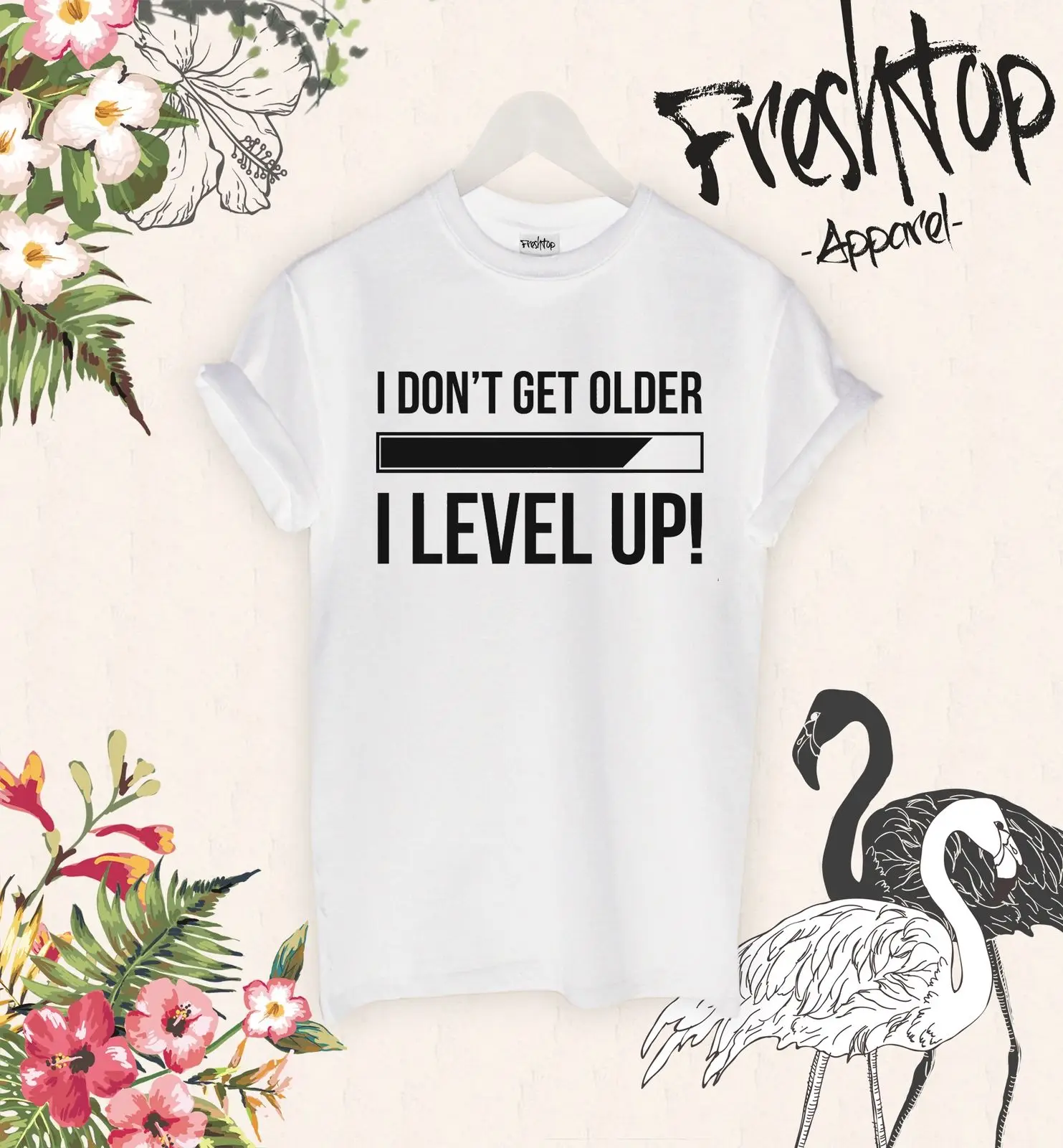 Футболка с надписью I Don't Get Level Up подарок на день рождения вечерние футболки Friend