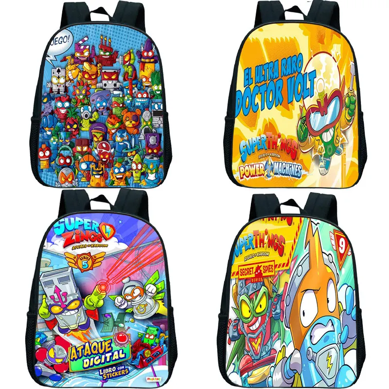 

Children Super Zings Kindergarten Backpack Child Superzings School Bag Toddler Cartoon Bookbag Kids Mochila Back to School Gift