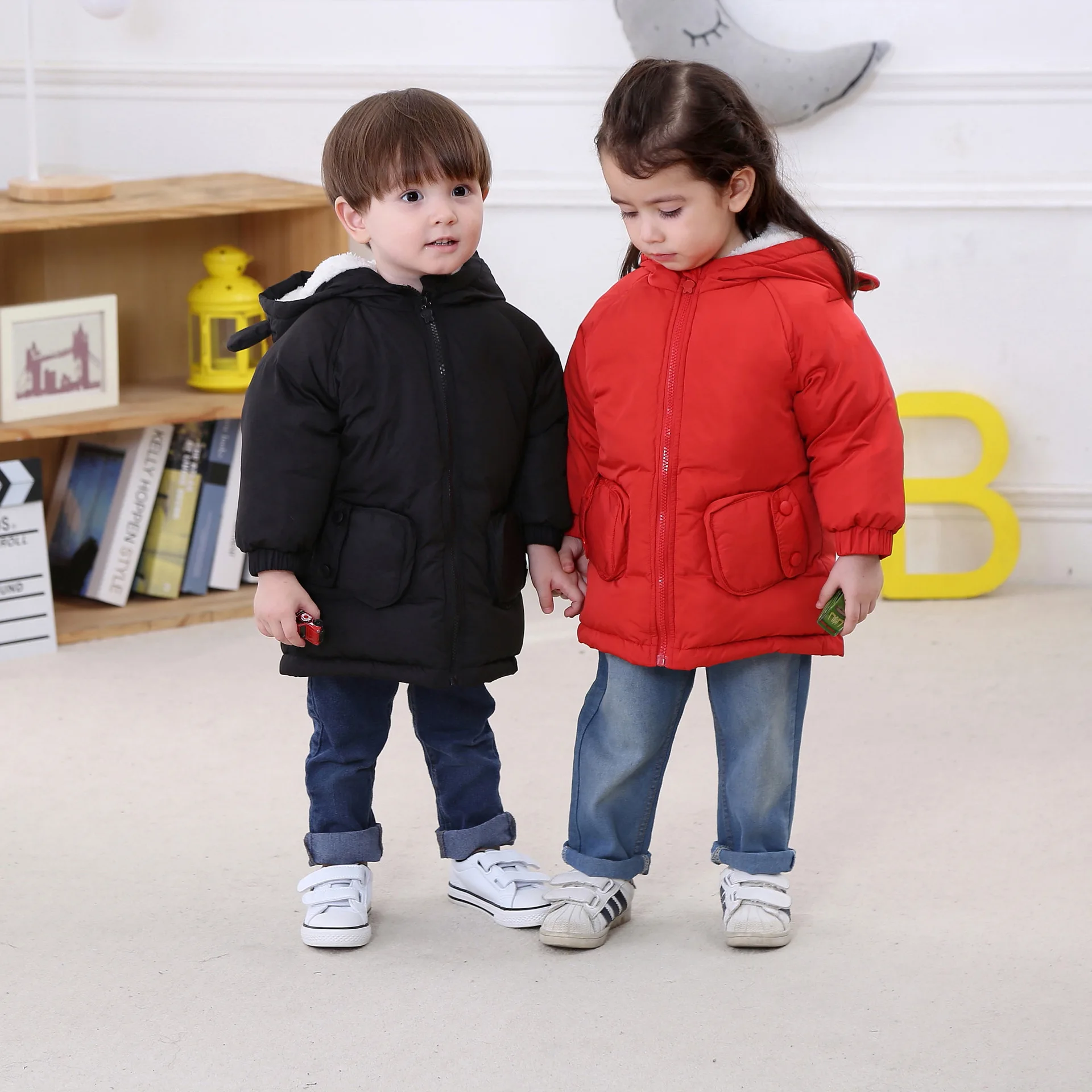 Детская зимняя куртка коллекция 2019 года повседневное пуховое хлопковое пальто с