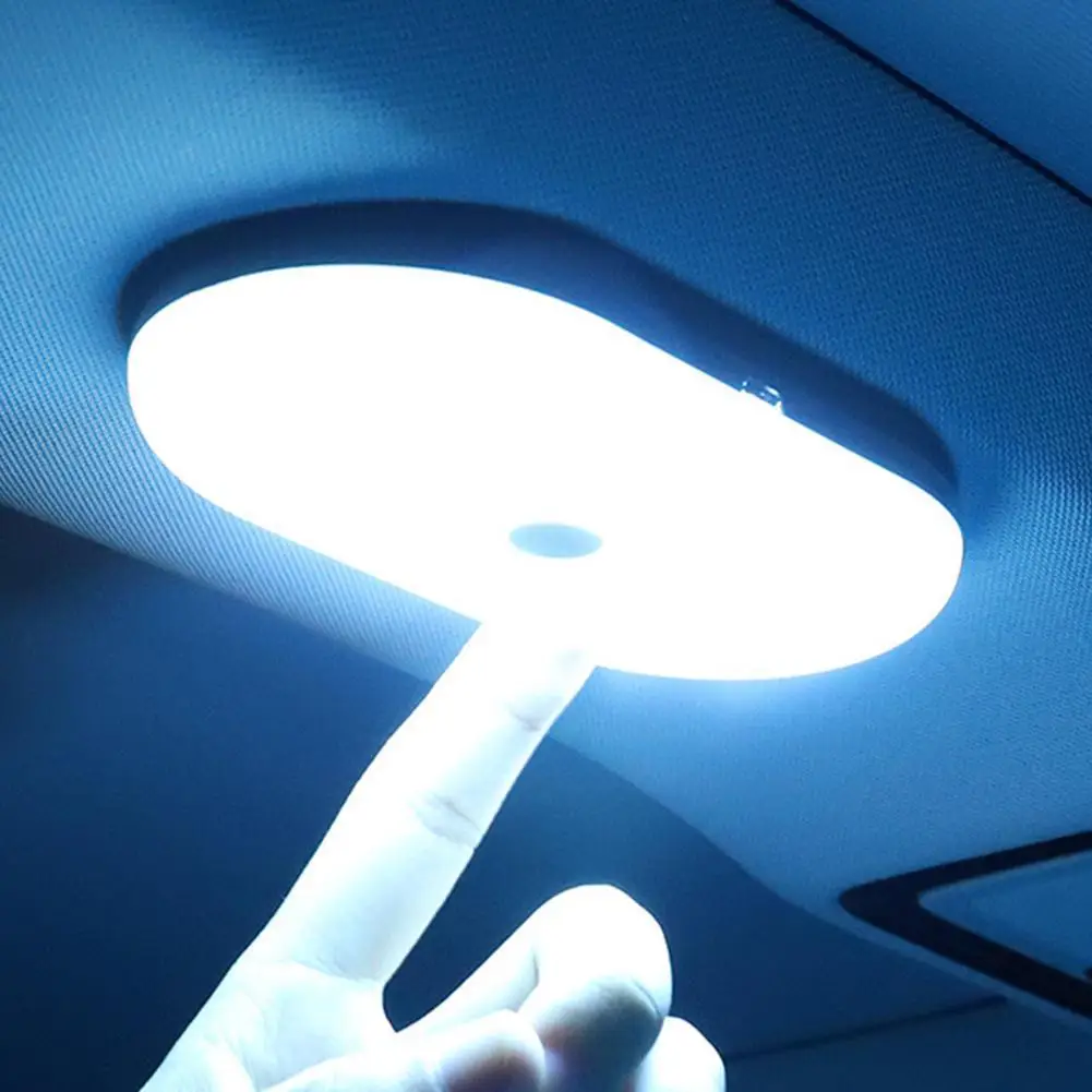 

Car Interior Reading Light Magnetic LED Night Square Light 3 Modes Car Backseat Ceiling Roof Light Trunk Lamp