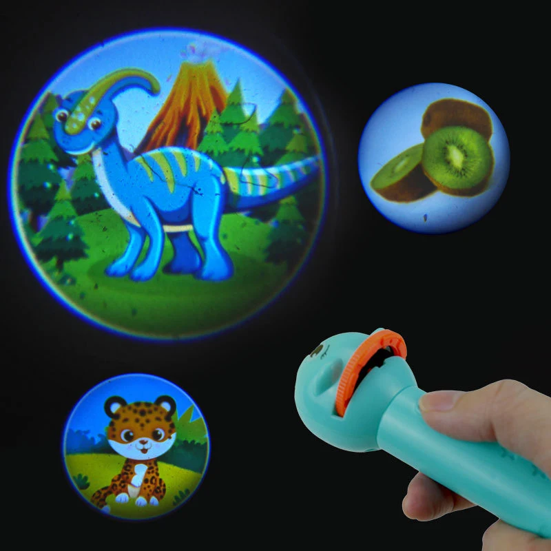 Лампа-вспышка светильник игрушка для детей Книга Историй сна раннего развития