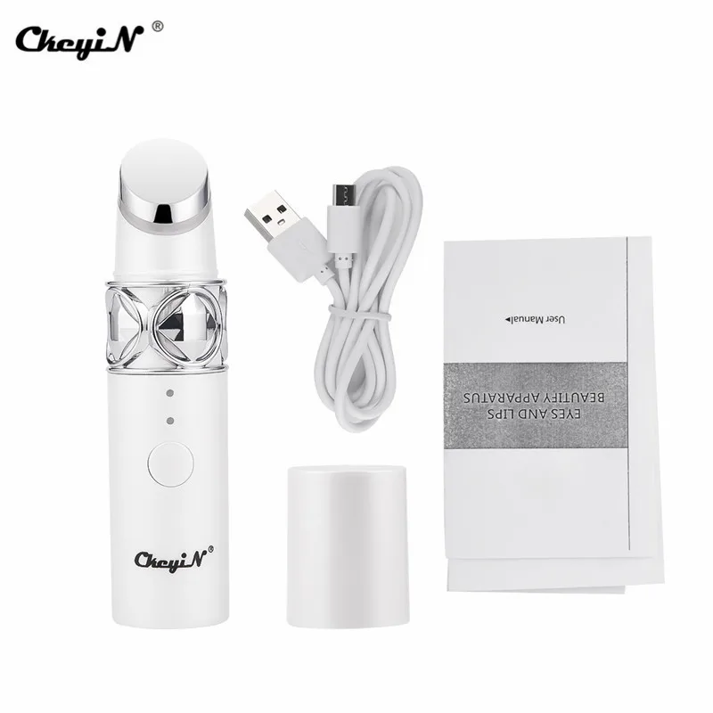 

Eye Massager Roller Hot/Cold Message 45 Degrees Heated Wrinkle Removal Wand Relieves Dark Circles Puffiness USB Rechargeable 38