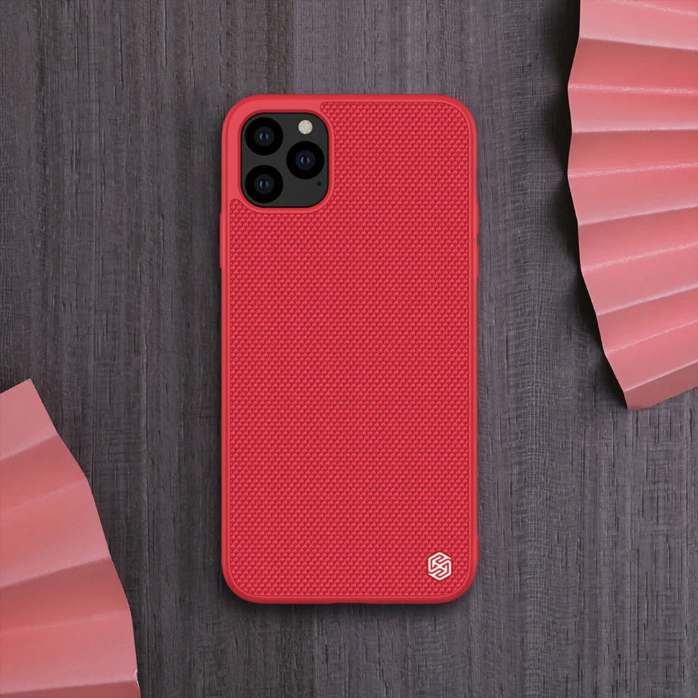 Чехол для iPhone 11 Pro Max NILLKIN текстурированный нейлоновый волоконный чехол задняя крышка для iPhone 11 Pro 6,5 дюймовый чехол для телефона прочный нескользящий